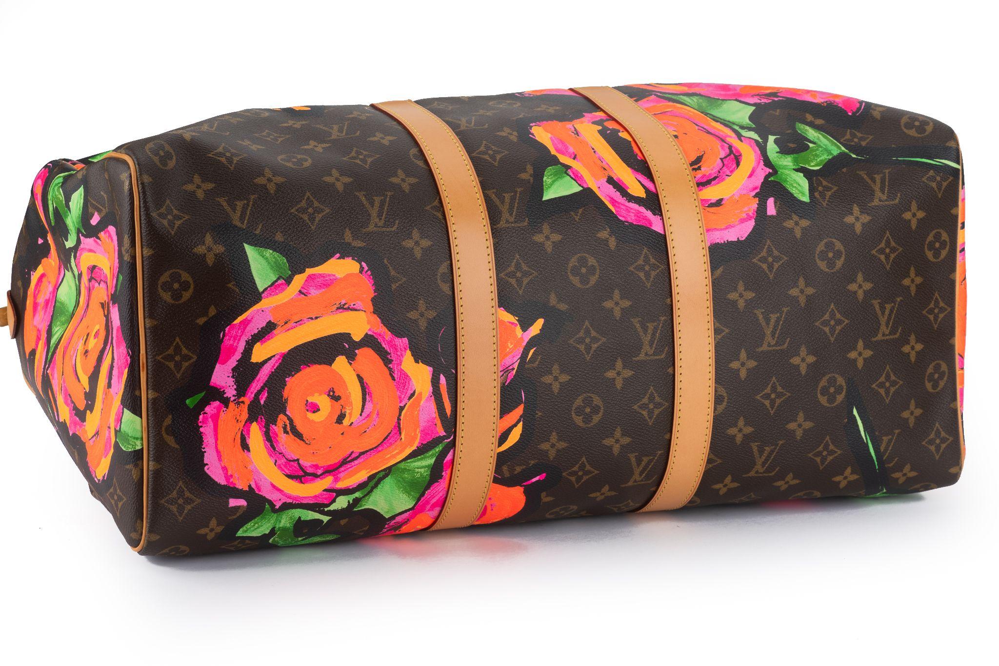Vuitton Monogram Sprouse Keepall 50, Monogrammiert für Damen oder Herren im Angebot