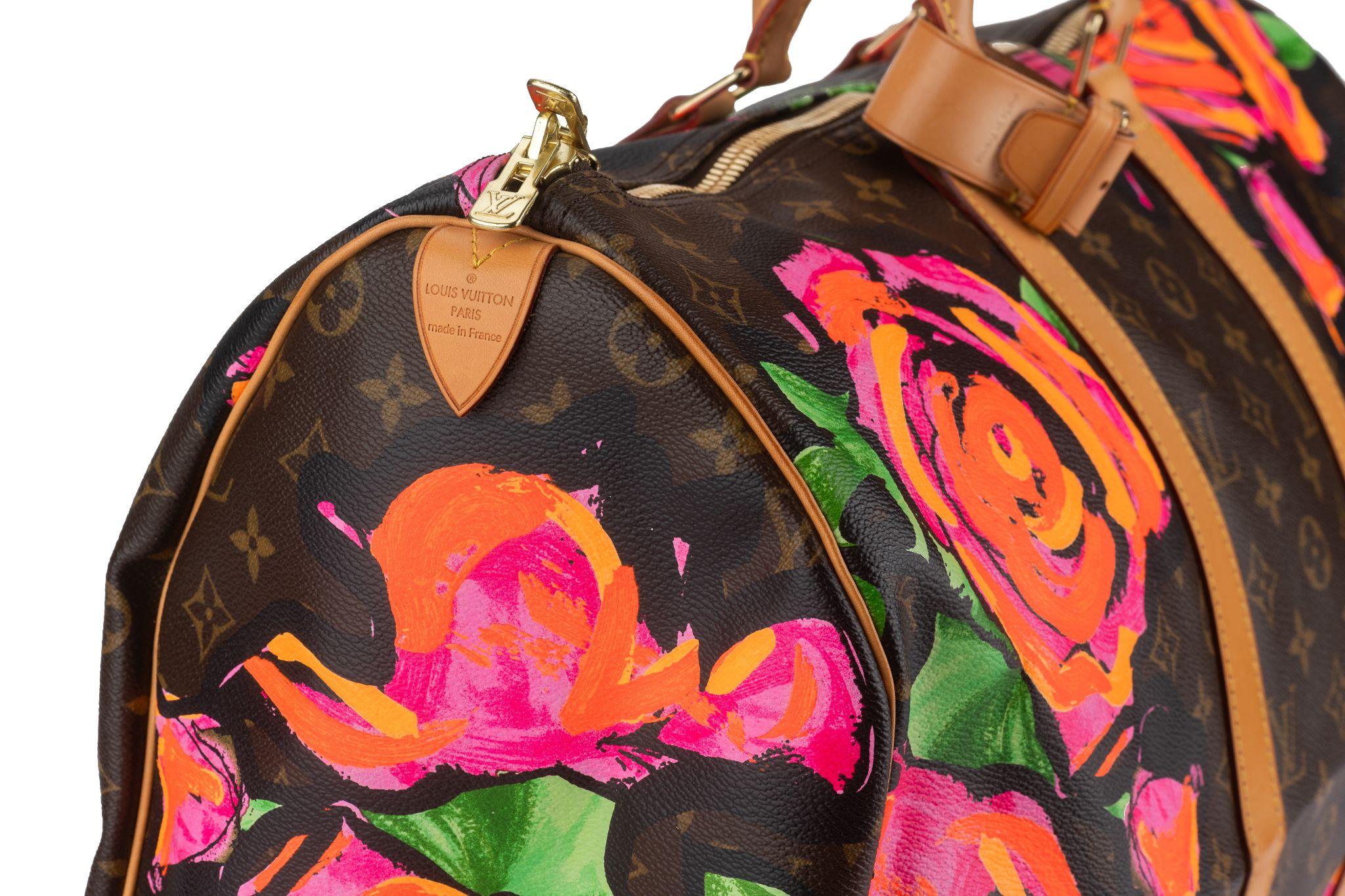 Vuitton Monogram Sprouse Keepall 50, Monogrammiert im Angebot 1