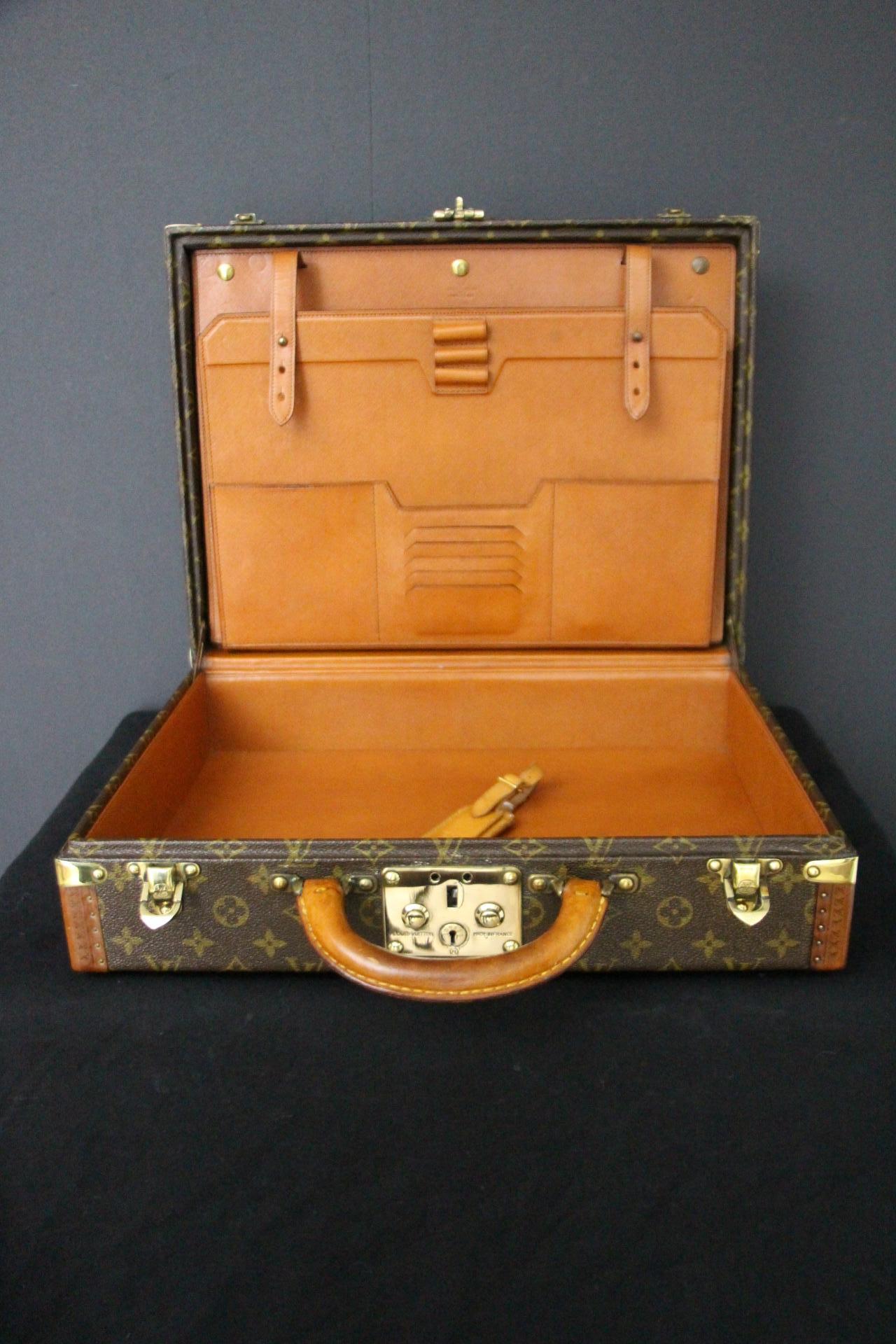 Vuitton Monogramm Briefcase, Vuitton President Briefase, Vuitton Rigid Case For Sale 9
