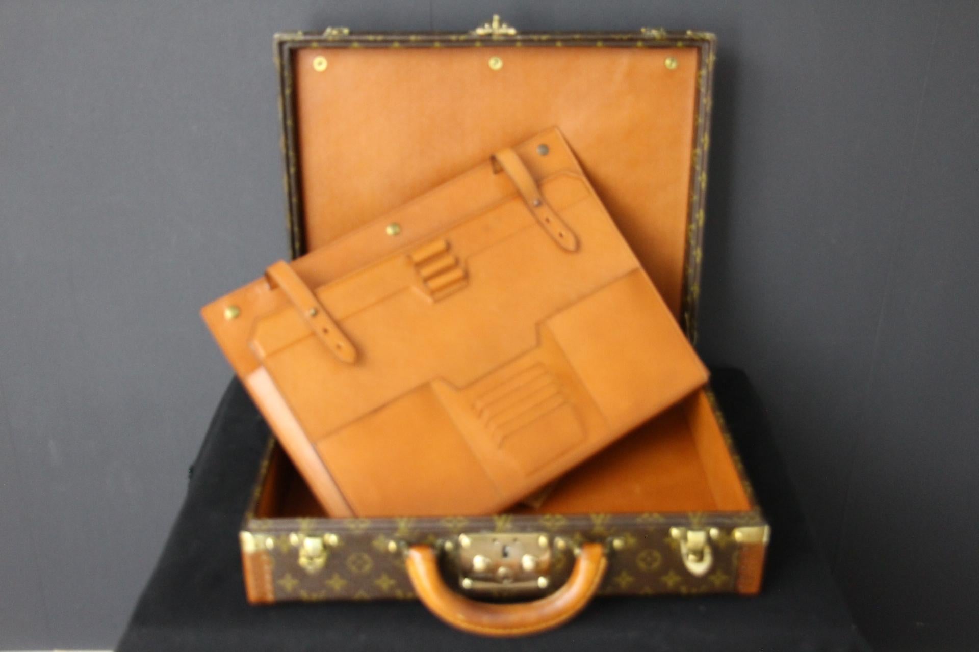 Vuitton Monogramm Briefcase, Vuitton President Briefase, Vuitton Rigid Case For Sale 12