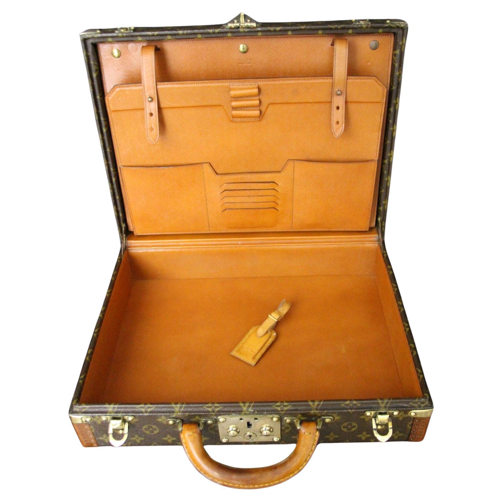 Vuitton Monogramm Briefcase, Vuitton President Briefase, Vuitton Rigid Case For Sale