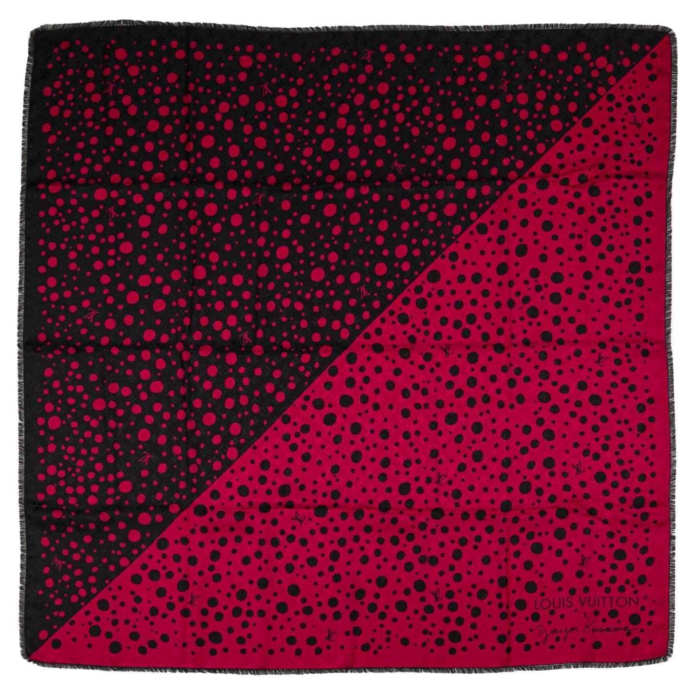 Vuitton New Kusama 2 Tone Shawl For Sale