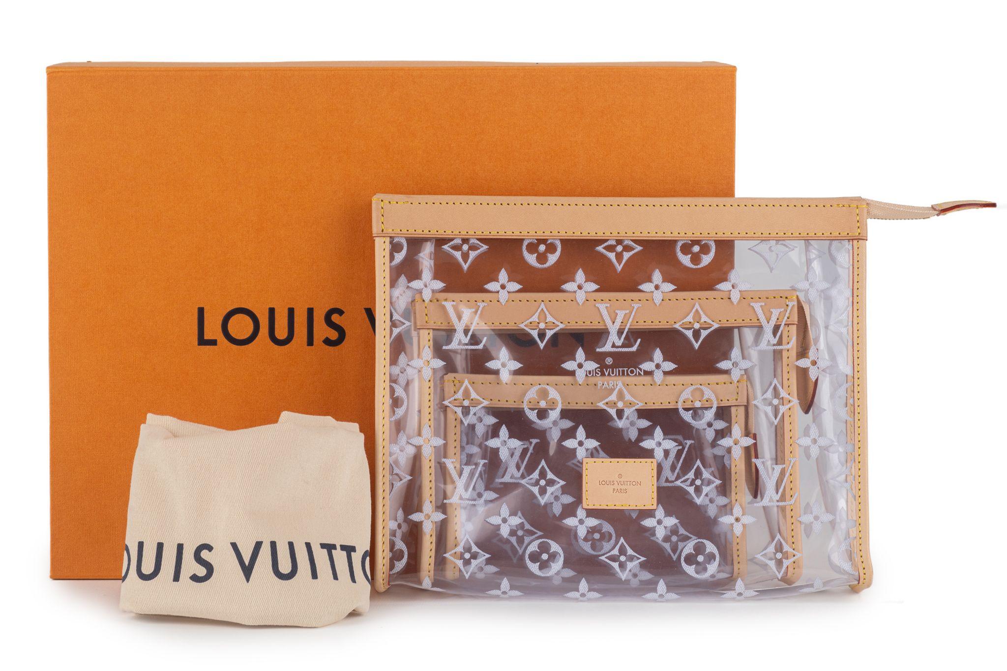 Vuitton New Trio Poche Toilette PVC in vendita 7