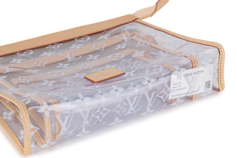 Bag Clearance Plastic Bag Louis Vuitton Vuitton Monogram Lv Clear