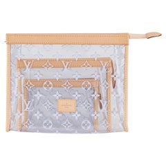 Vuitton New Trio Poche Toilette PVC