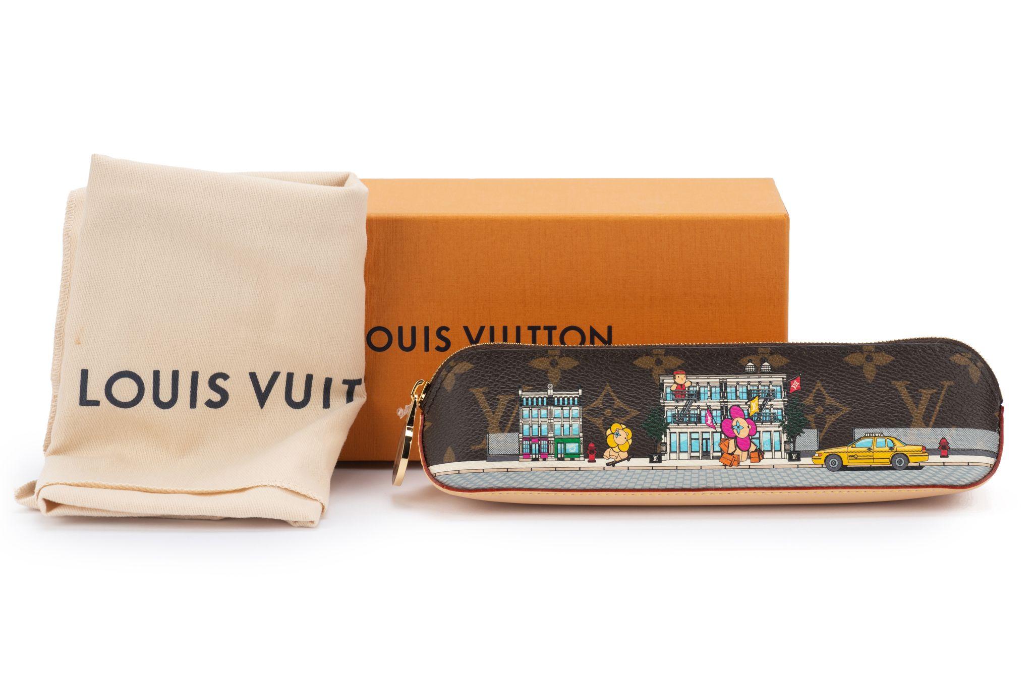 Louis Vuitton Pencil map in yellow belongs to the Vivienne Holidays 2022 collection. Very collectible. It's brand new and comes with the original dustcover and box.