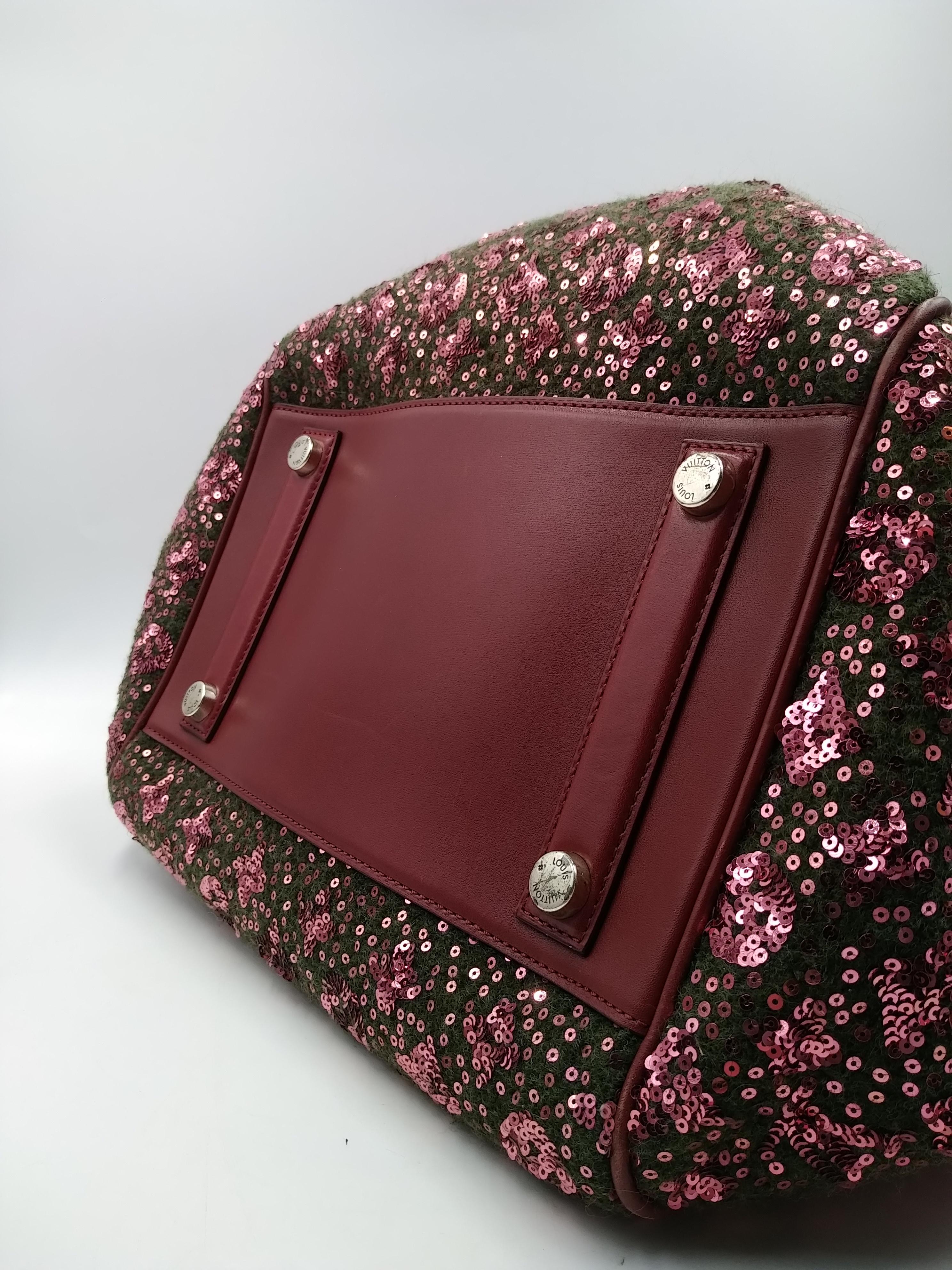 Vuitton Sunshine Express North-South Burgundy leather Bag limited edition 2012 4