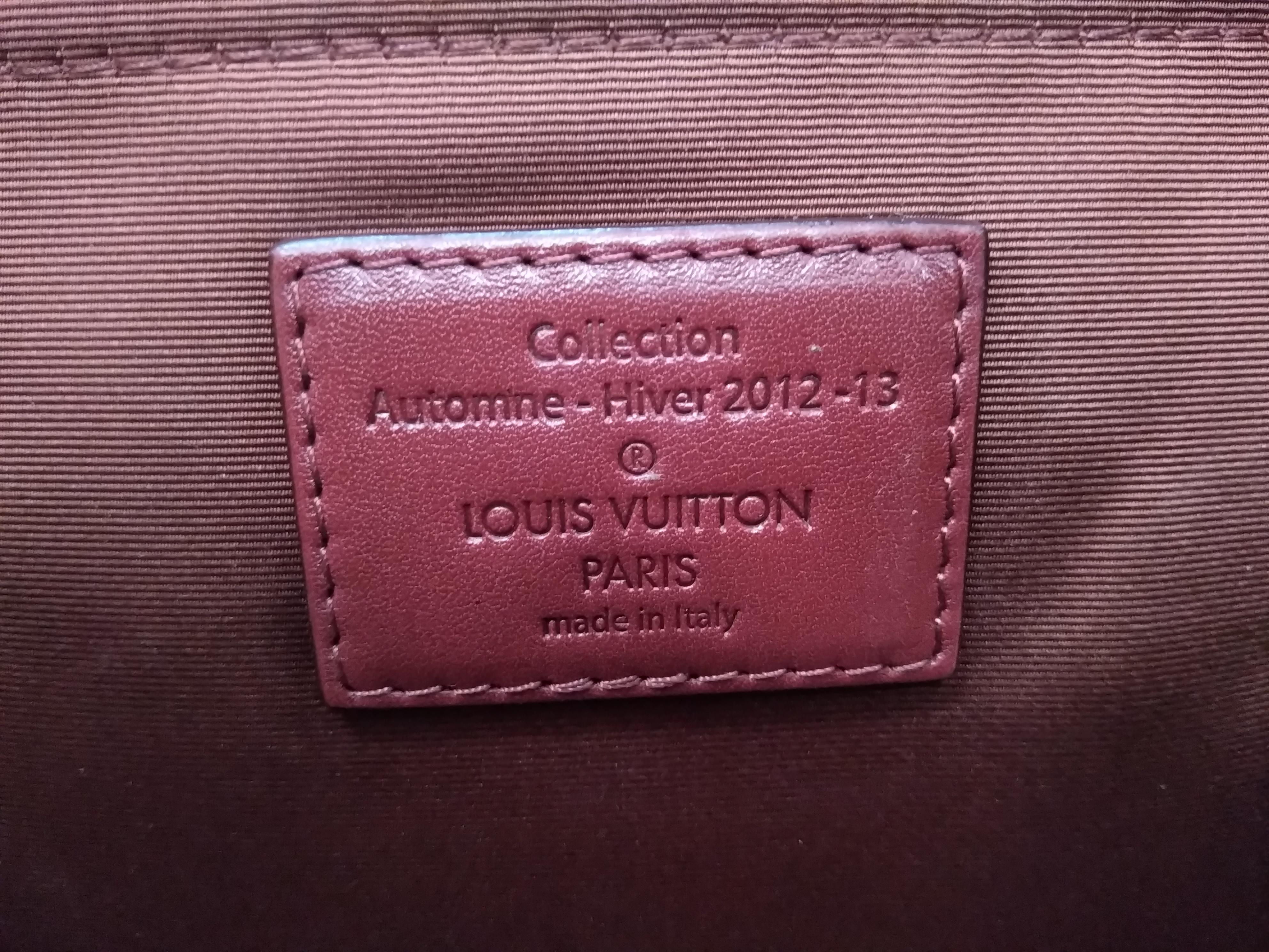 Vuitton Sunshine Express North-South Burgundy leather Bag limited edition 2012 5
