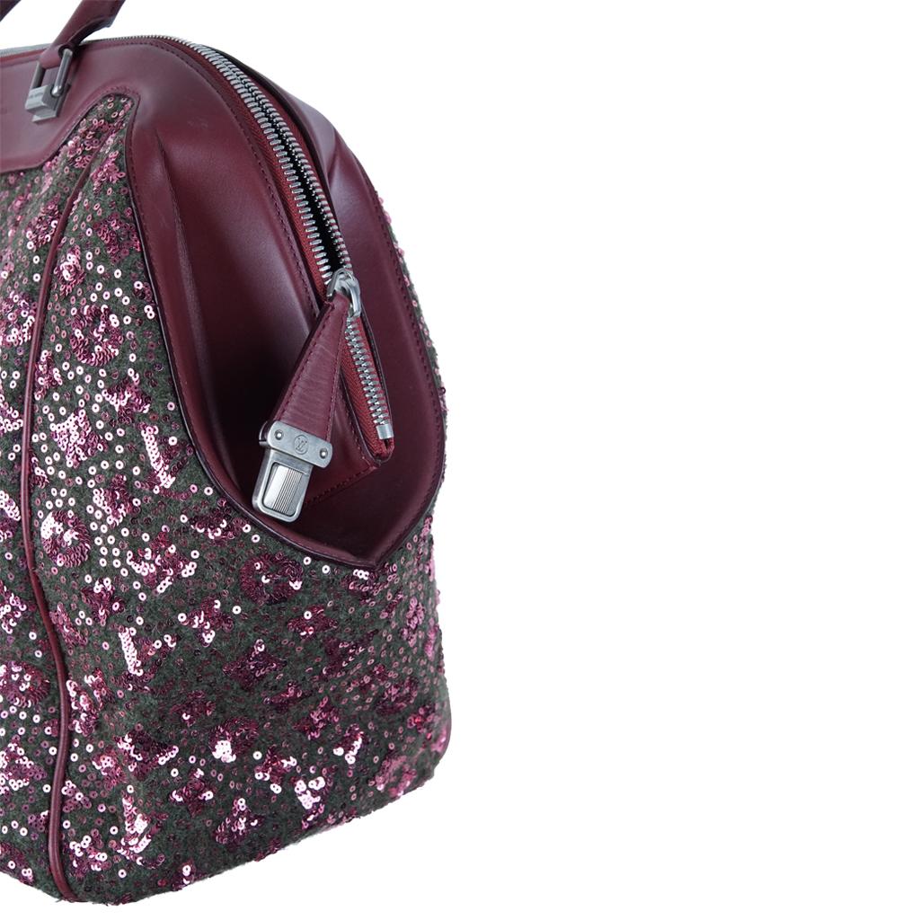 Vuitton Sunshine Express North-South Burgundy leather Bag limited edition 2012 2