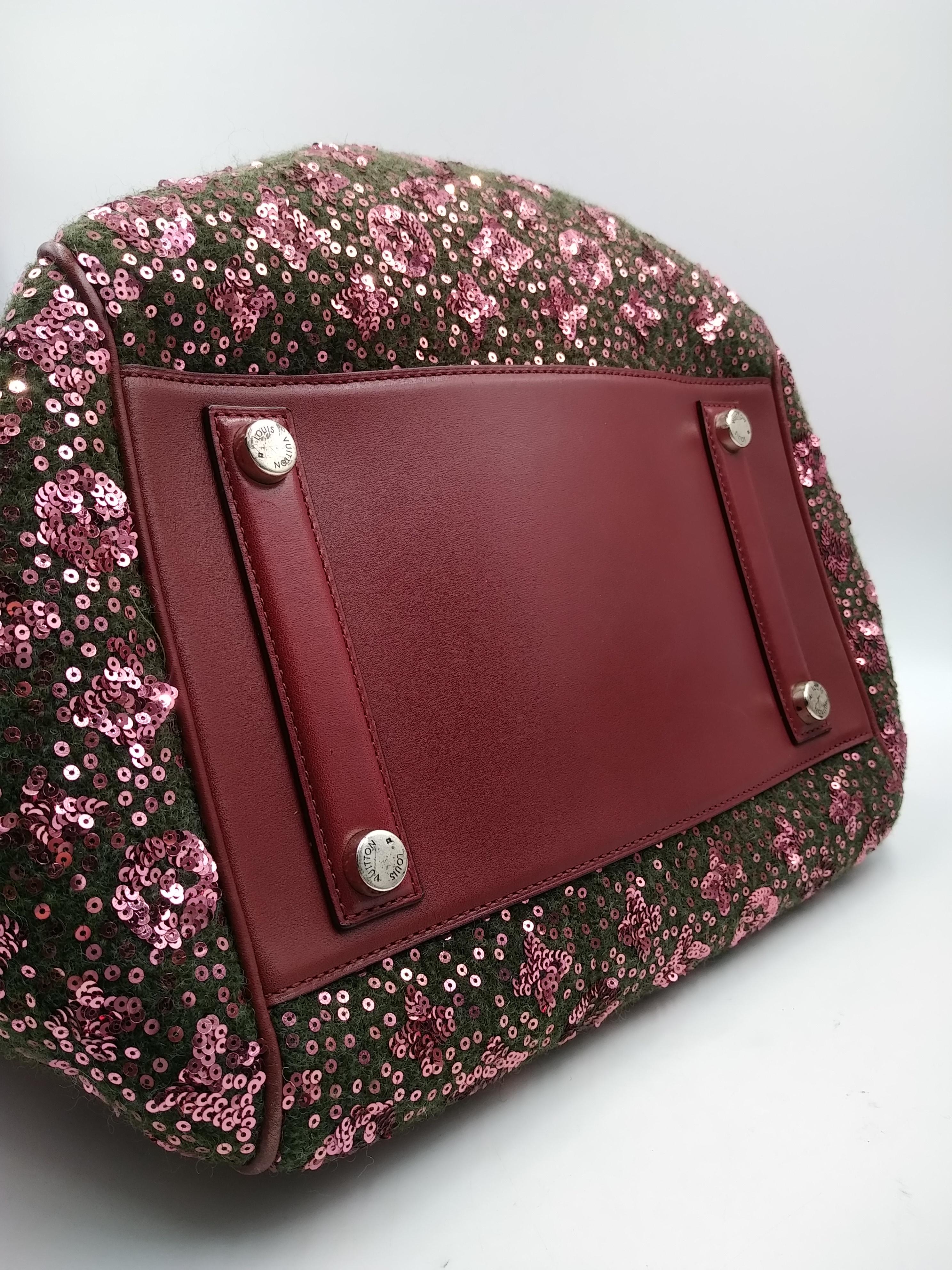 Vuitton Sunshine Express North-South Burgundy leather Bag limited edition 2012 3
