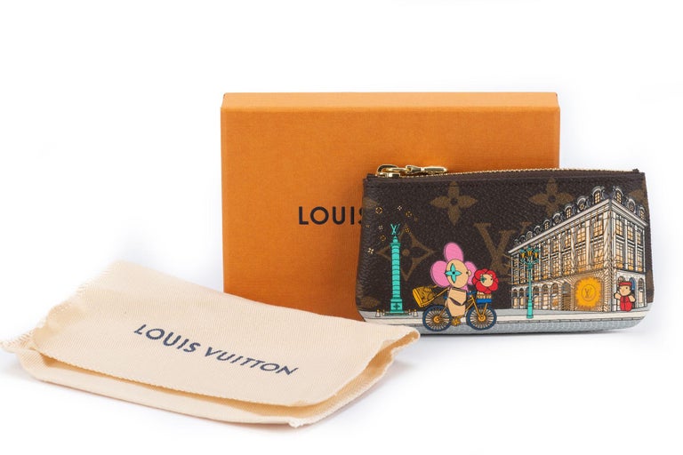 LV LOUIS VUITTON Animation Paris Holiday 2022 Key Pouch Card