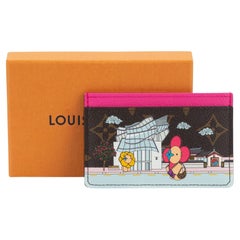 Louis Vuitton Ultra Rare Monogram Japon-Singapour Wallet Card Case Holder 861453