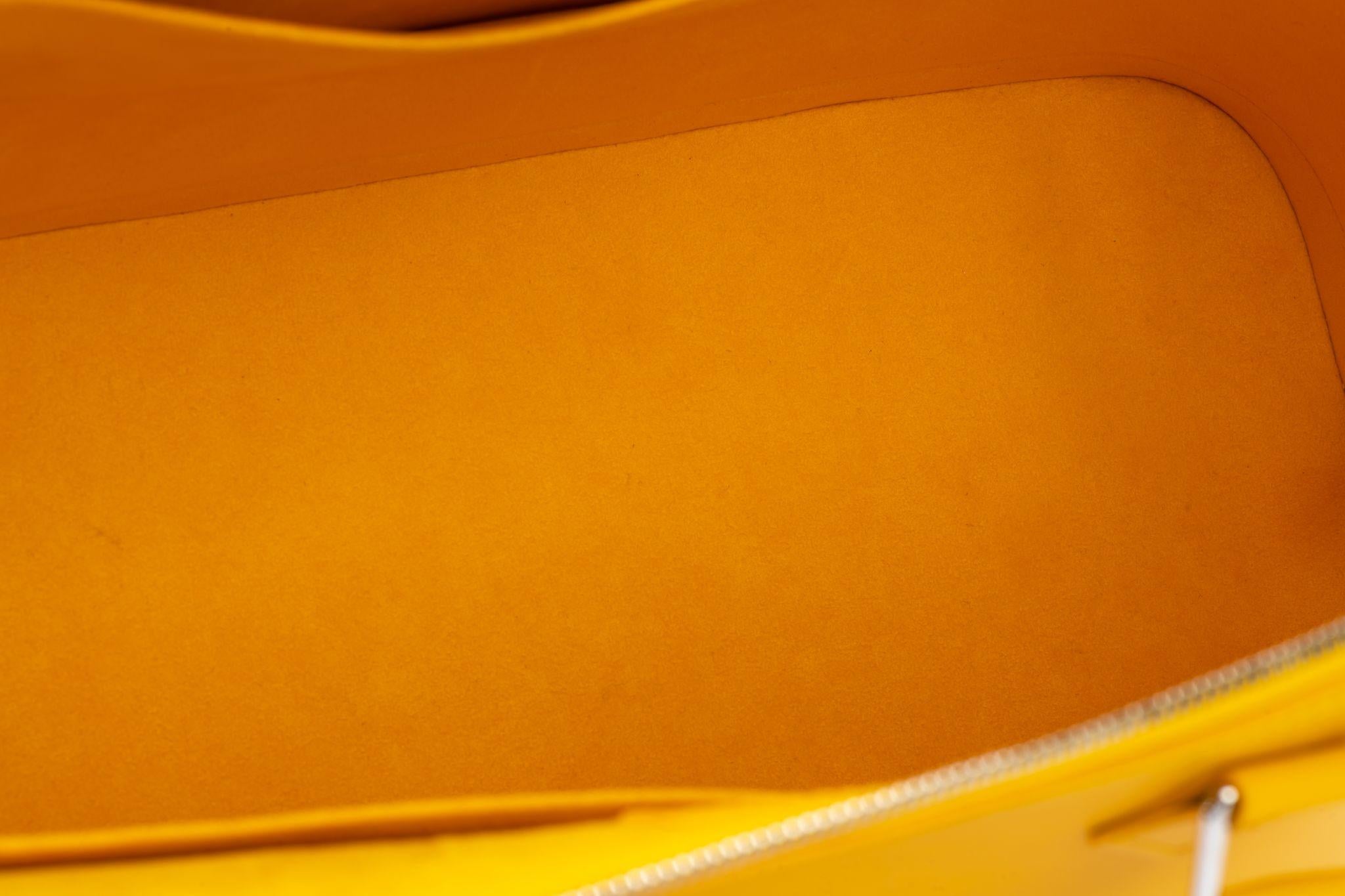 Vuitton XxL Alma Handbag Yellow Epi Leather For Sale 11