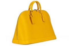 Vuitton XxL Alma Handbag Yellow Epi Leather