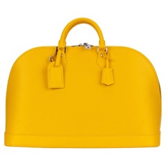 Vuitton XxL Alma Handbag Yellow Epi Leather