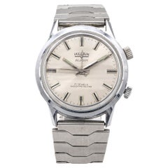 Vulcain Alarm Edelstahl Herrenuhr mit Handaufzug Ref. 999.0073.2
