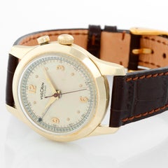 Vulcain Cricket 14 Karat Yellow Gold Men's Watch