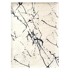 Vulcano, Tappeto di lusso fatto a mano, lana e viscosa NZ, 180 x 240 cm