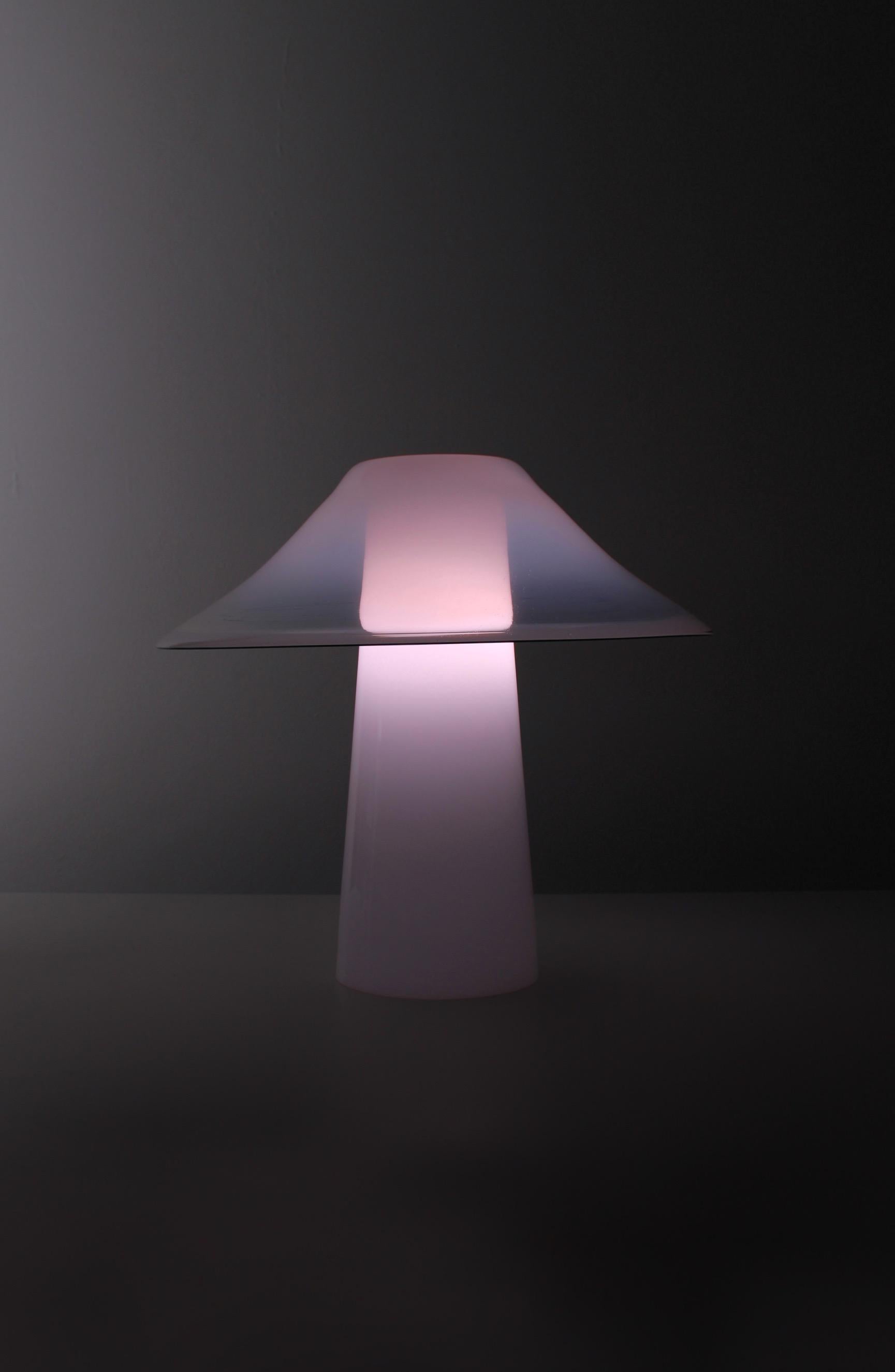 Mid-Century Modern Vulcano table lamp by Mauro Marzollo for ITRE, 1980s
