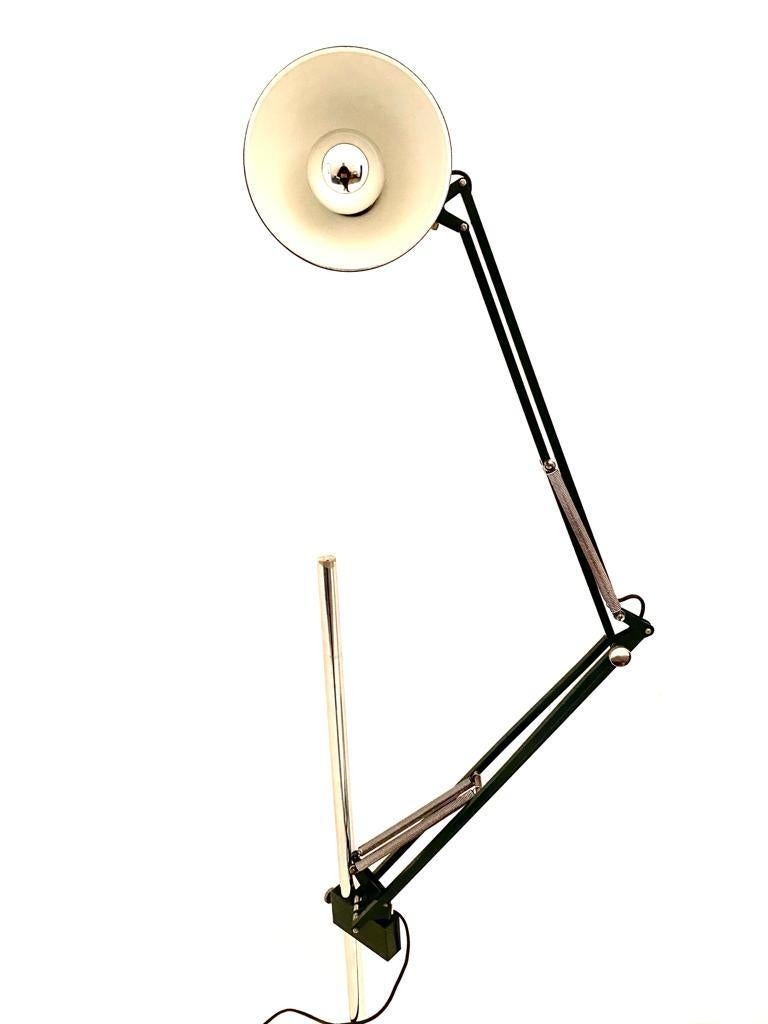 Acciaio Naska Loris originale d'epoca  lampada da terra, Luxo 1950