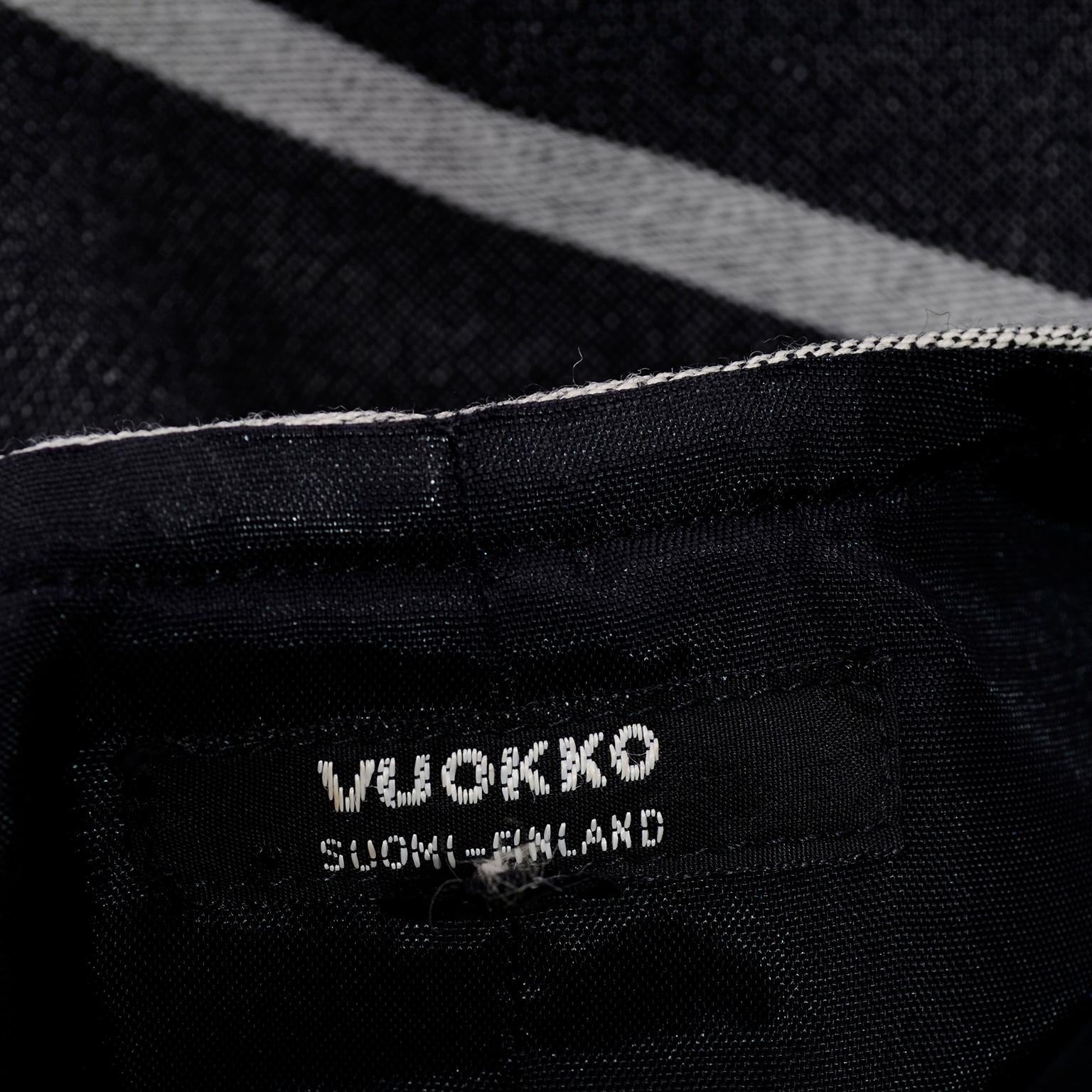 Vuokko Suomi Finland Vintage Dress by Marimekko Designer Vuokko Nurmesniemi  For Sale 3