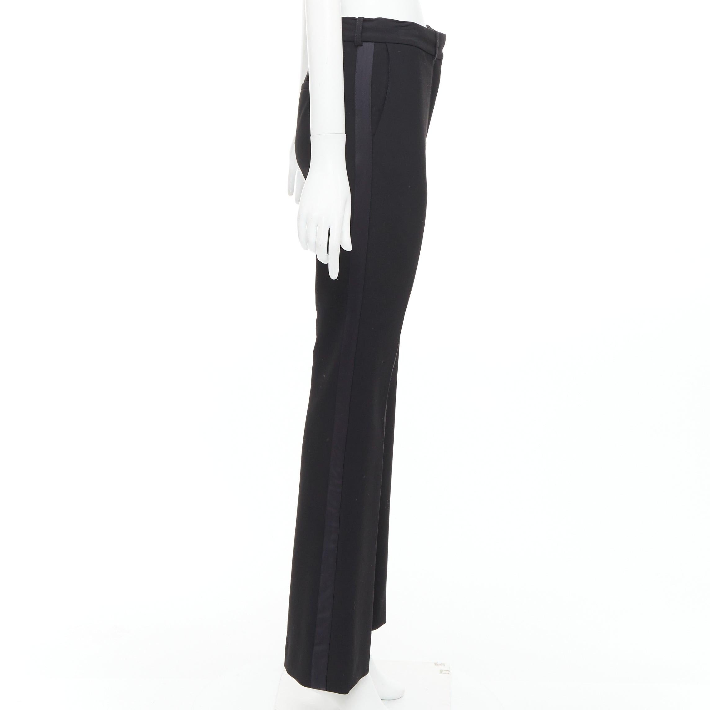 VVB VICTORIA BECKHAM pantalón ancho negro de cintura media UK6 XS en Bueno estado para la venta en Hong Kong, NT