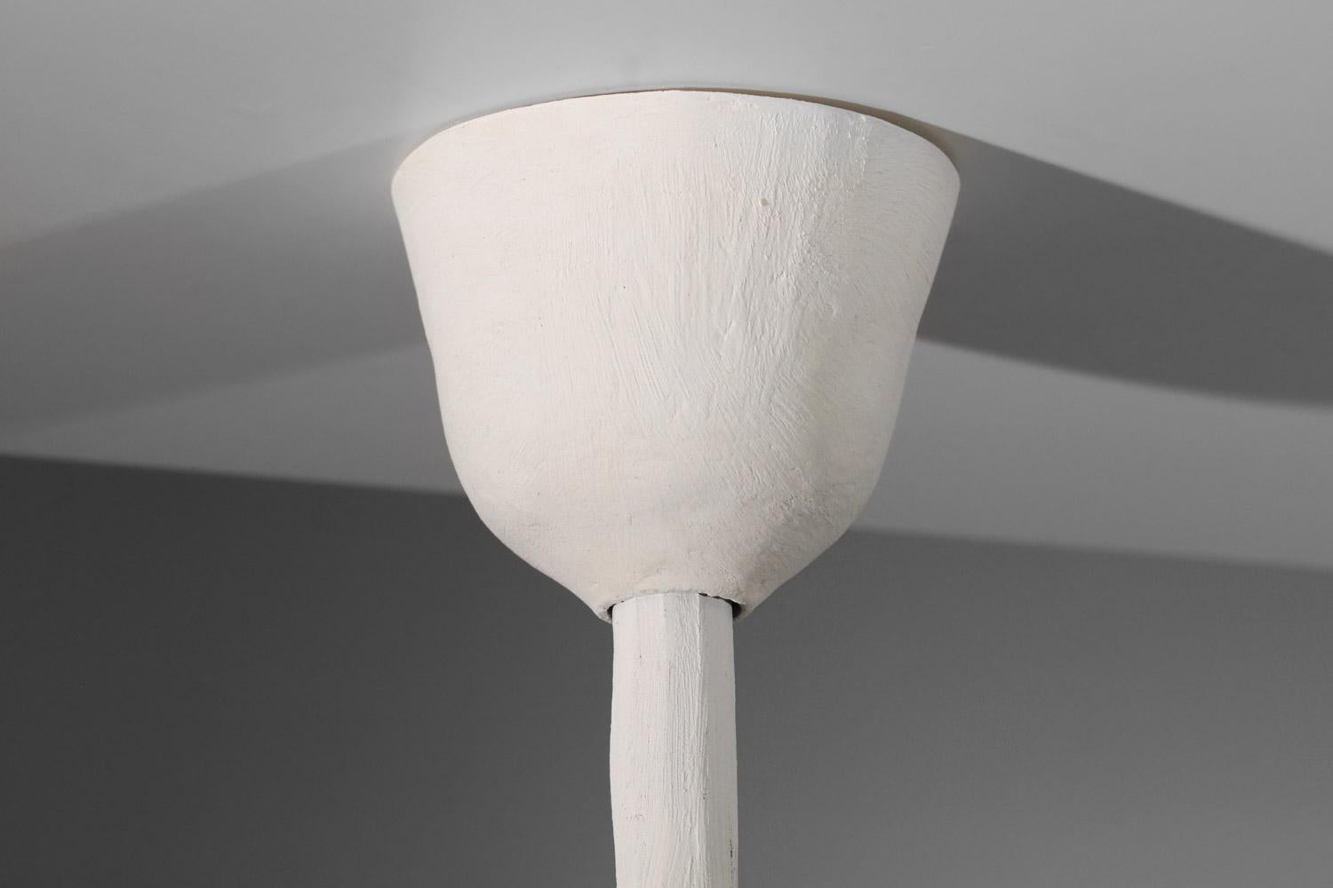 vSospensione moderna a soffitto in gesso di grandi dimensioni nello stile di Diego Giacometti in vendita 12