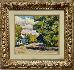 "Sunny day"  Landscape  oil  cm. 40 x 39   1970