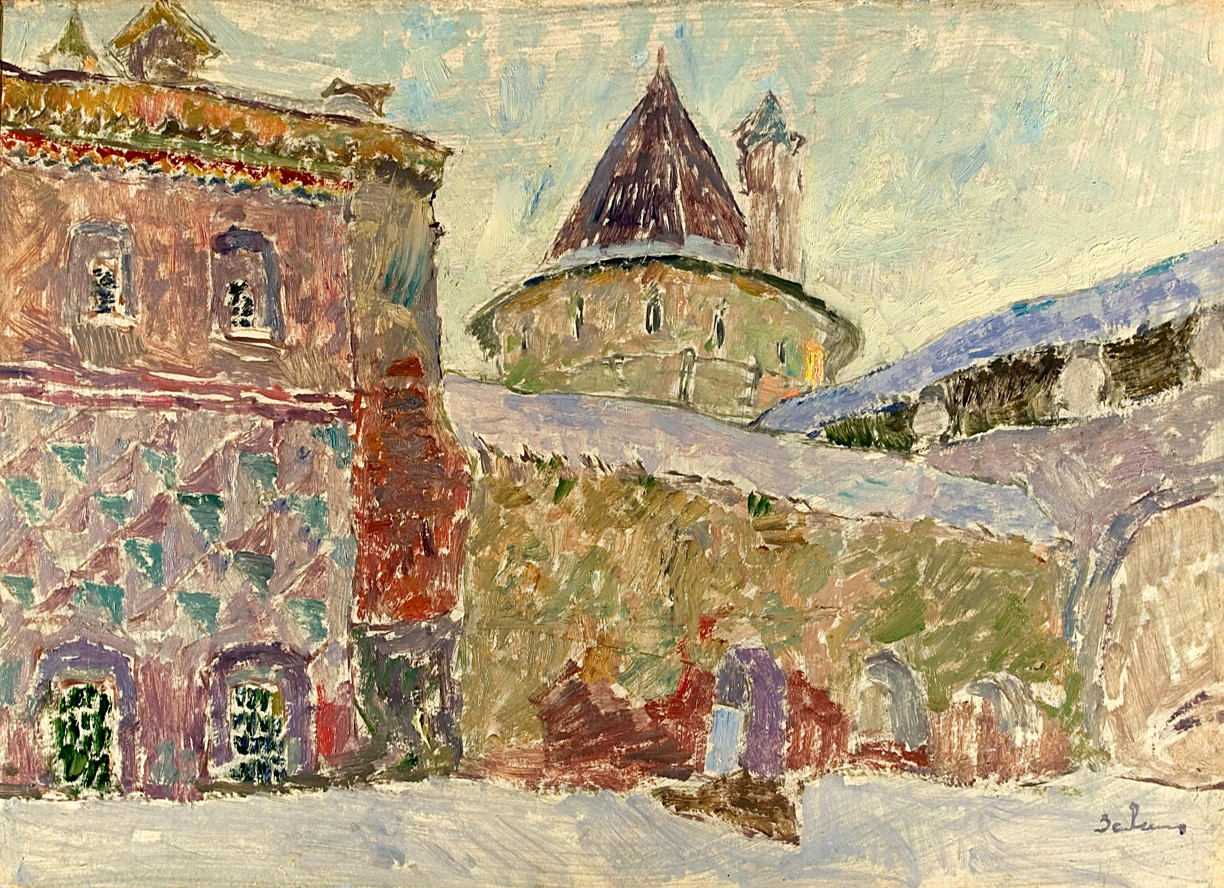 Vyacheslav Zabelin (1935- 2001) Considered a living master during his lifetime in Moscow, painted The Rostov kremlin in 1982. Zabelin had already 300 paintings in museum collections throughout the world at the time of his death. A Surikov professor