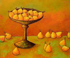 Enjoy figs, Painting, Oil on Canvas