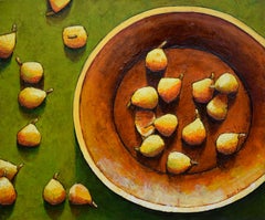 Figs Still Life, Painting, Oil on Canvas