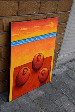 My pomegranates, Painting, Oil on Canvas