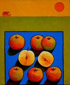 Seven apples, Painting, Oil on Canvas