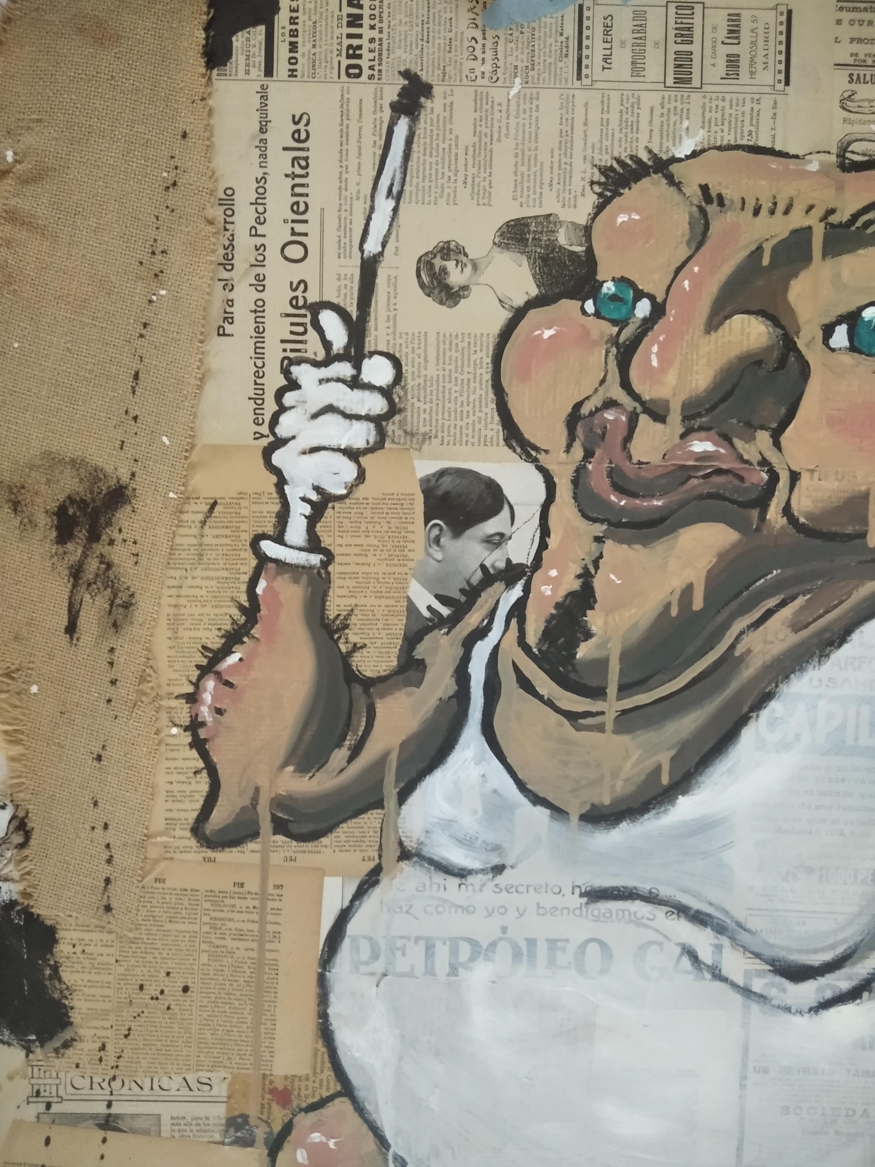 Unbenannt (Expressionismus), Painting, von Vázquez, Xavier