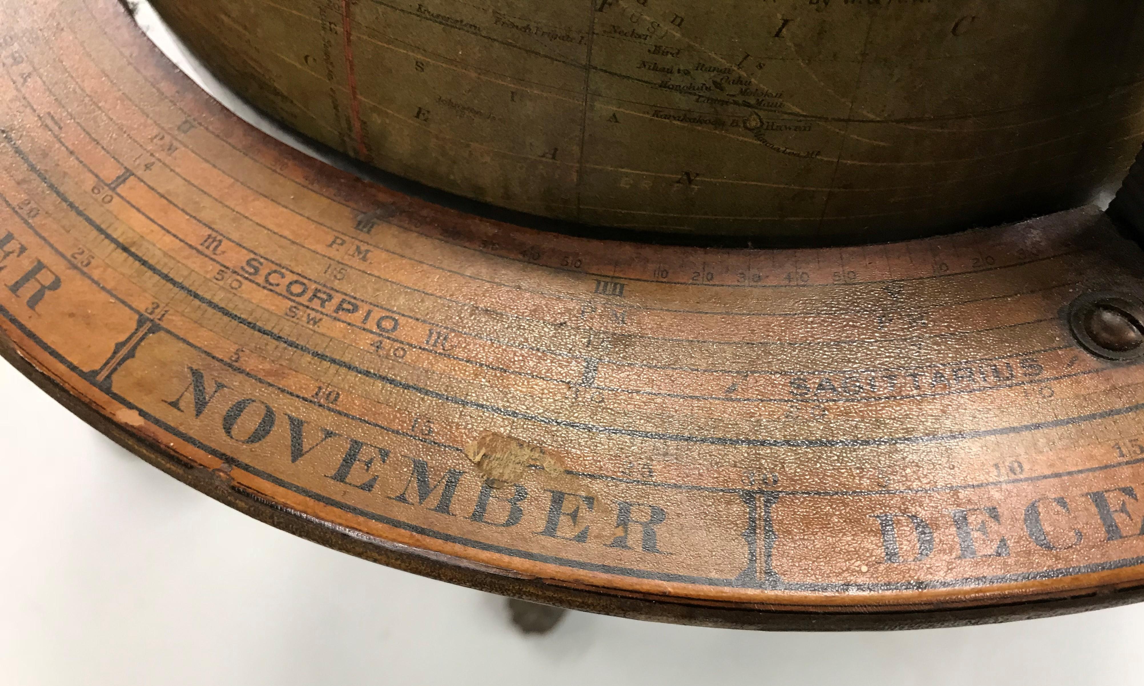 W. & A.K. Johnston Terrestrial Globe by Weber Costello 4