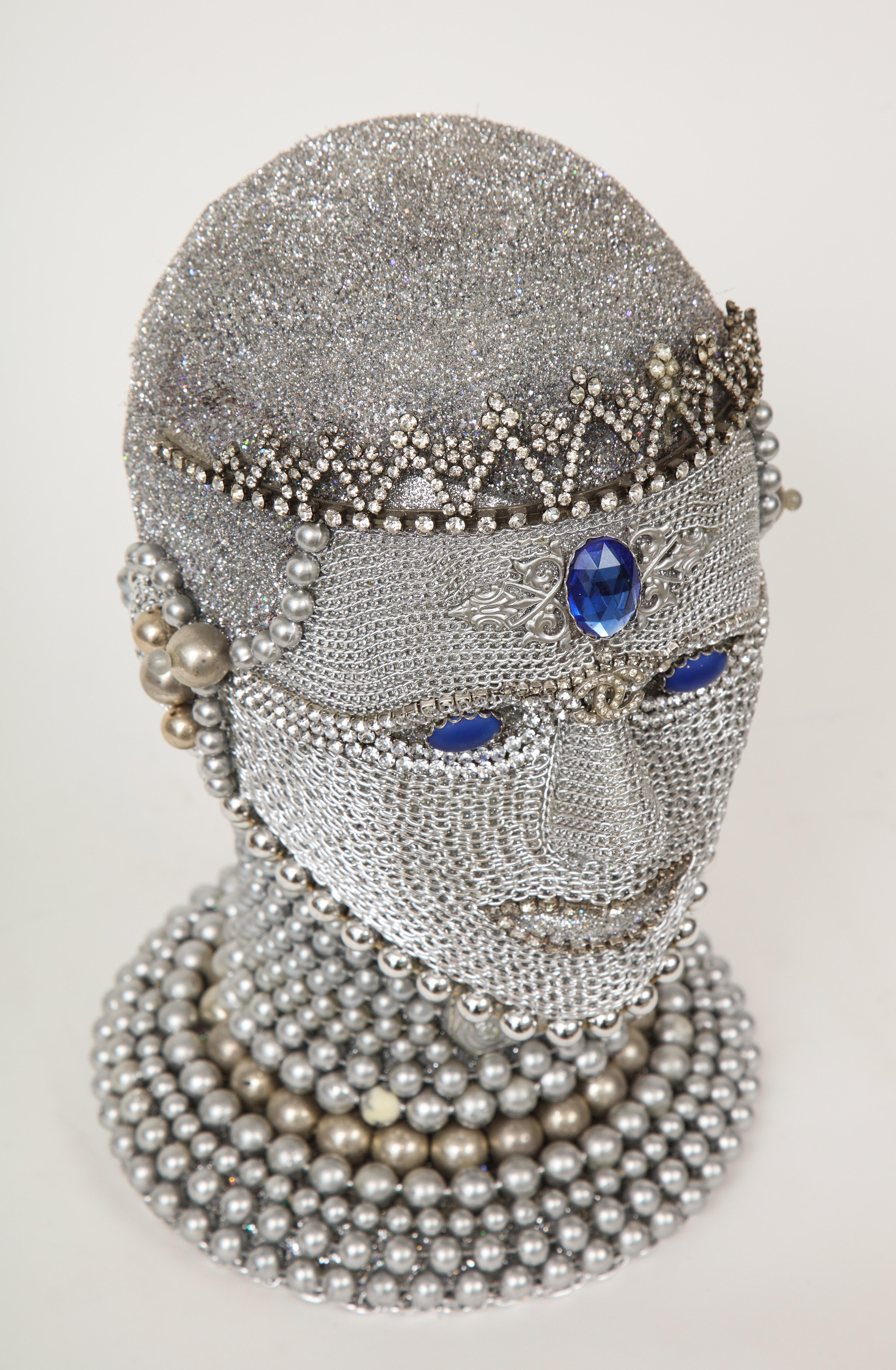 American W. Beaupre Chain Mail Bust For Sale