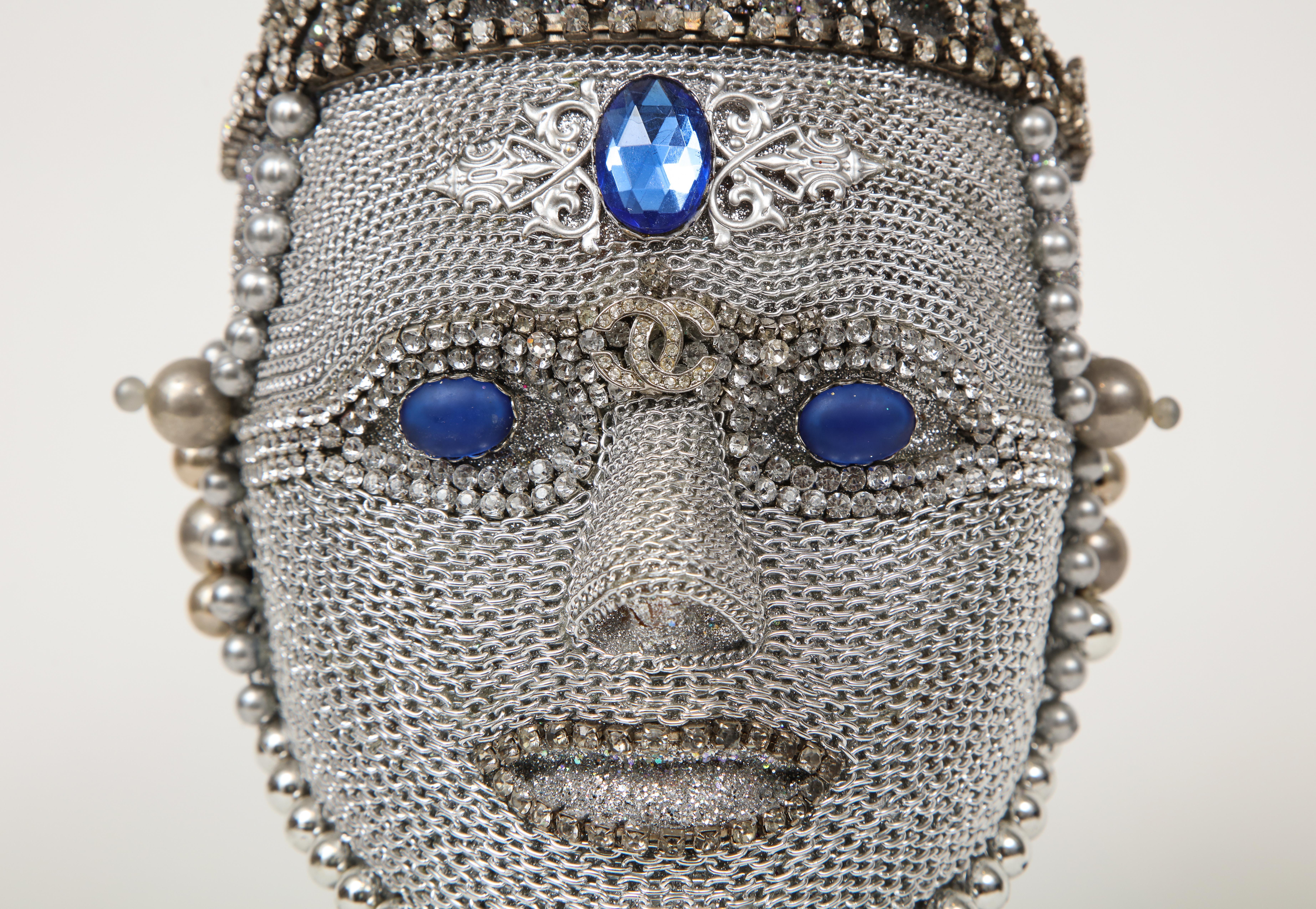 W. Beaupre Chain Mail Bust In Excellent Condition For Sale In New York, NY