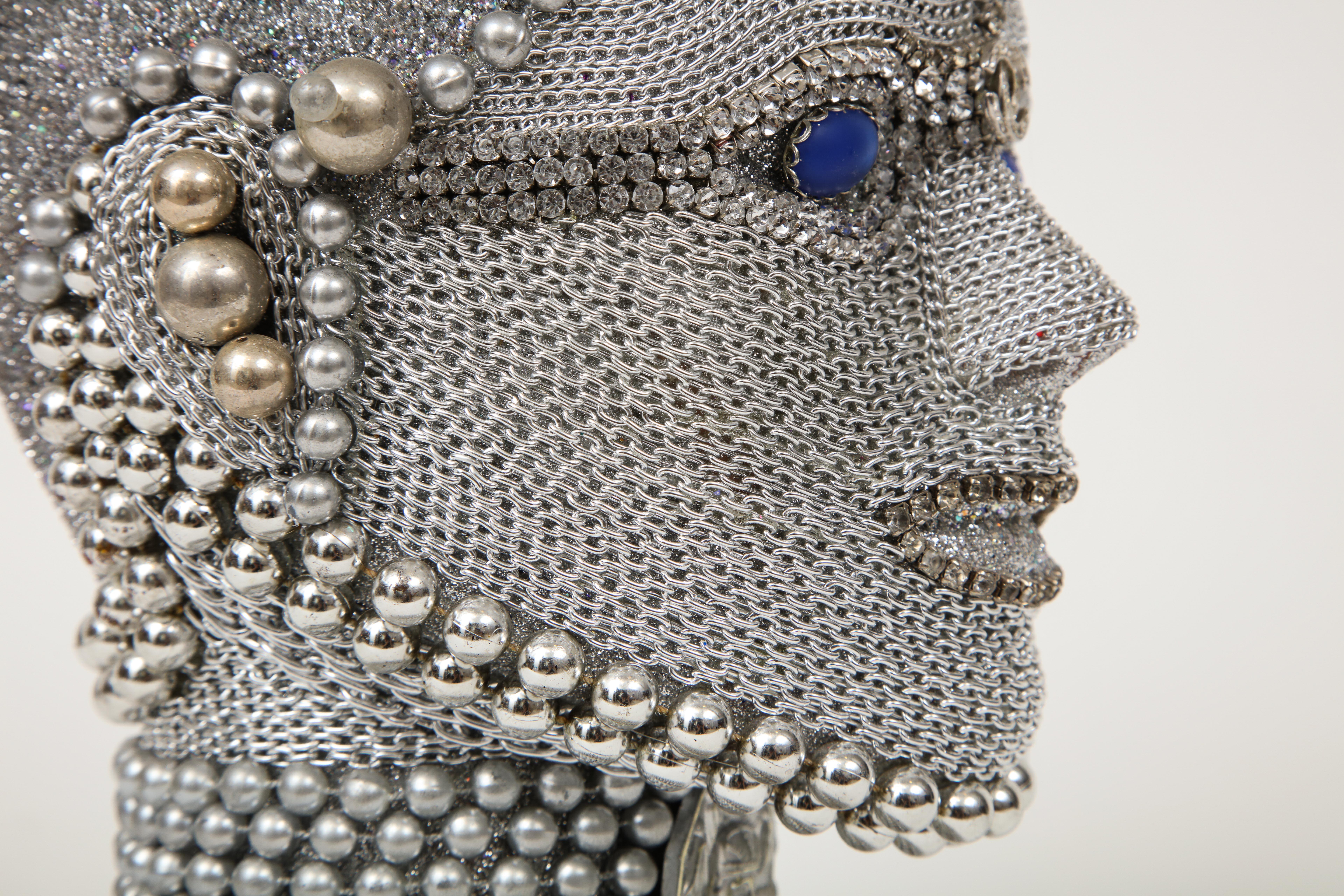 20th Century W. Beaupre Chain Mail Bust For Sale