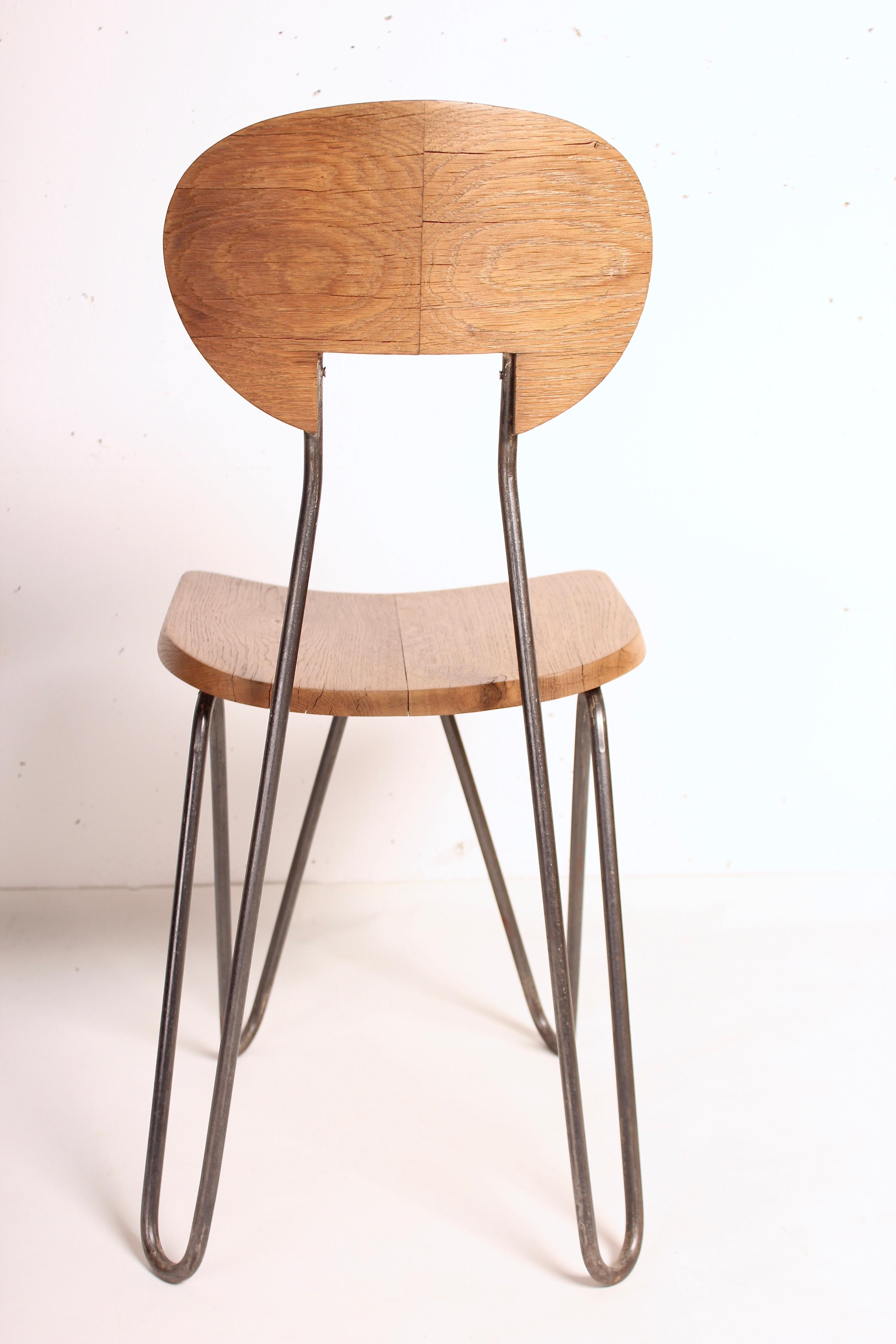 Chaise W de Cesar Janello pour Raoul Guys Aa Éditions:: 1947 Bon état à Santa Gertrudis, Baleares
