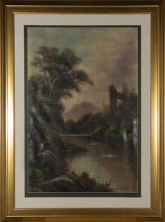W. Collins - Signed & Framed 20th Century Oil, Brooding Landscape