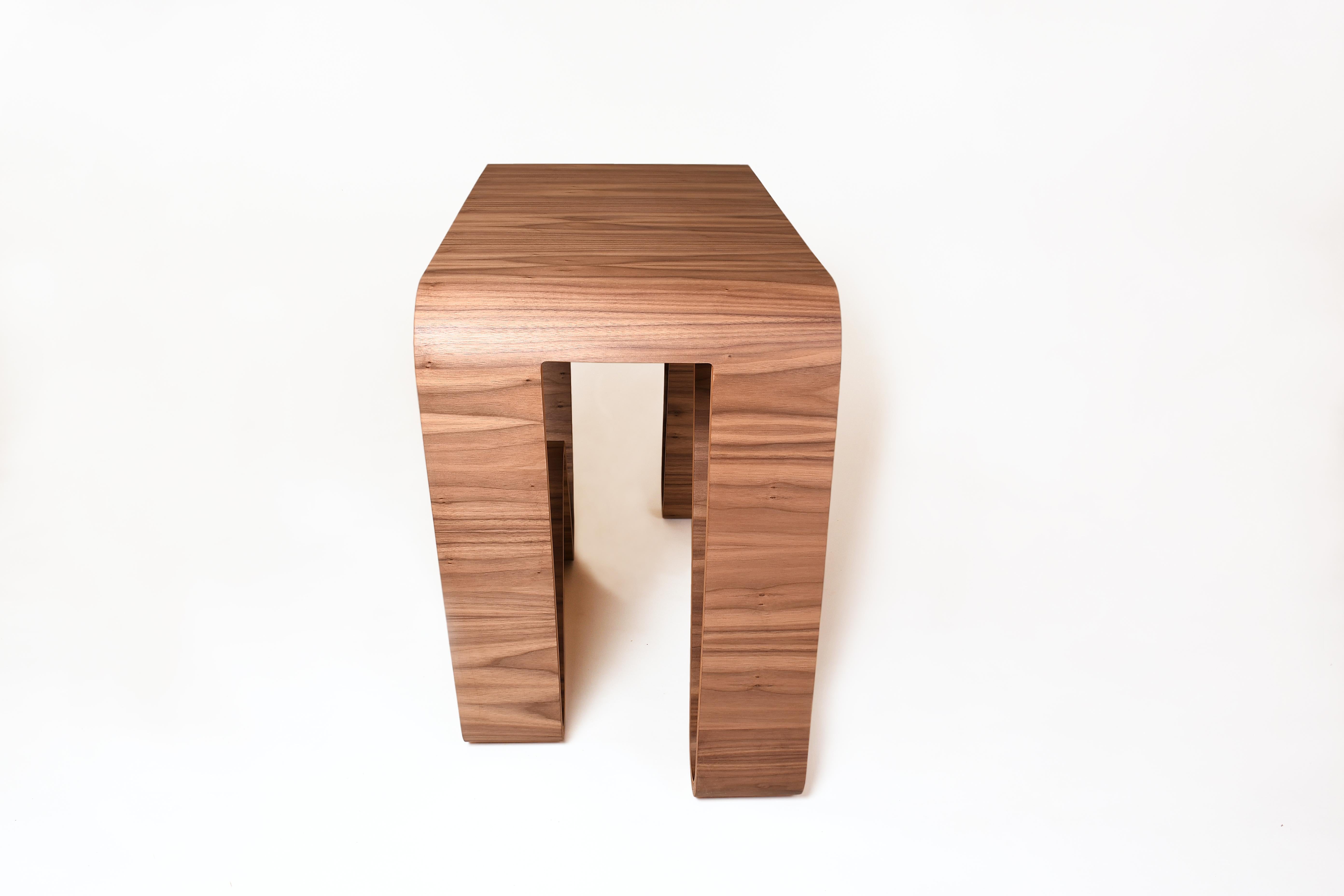 Laminated W Desk, Handmade For Sale