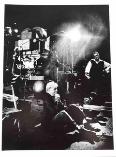 Charlie Chaplin on the set of "Limelight" - Photograph by Eugene Smith - 1958