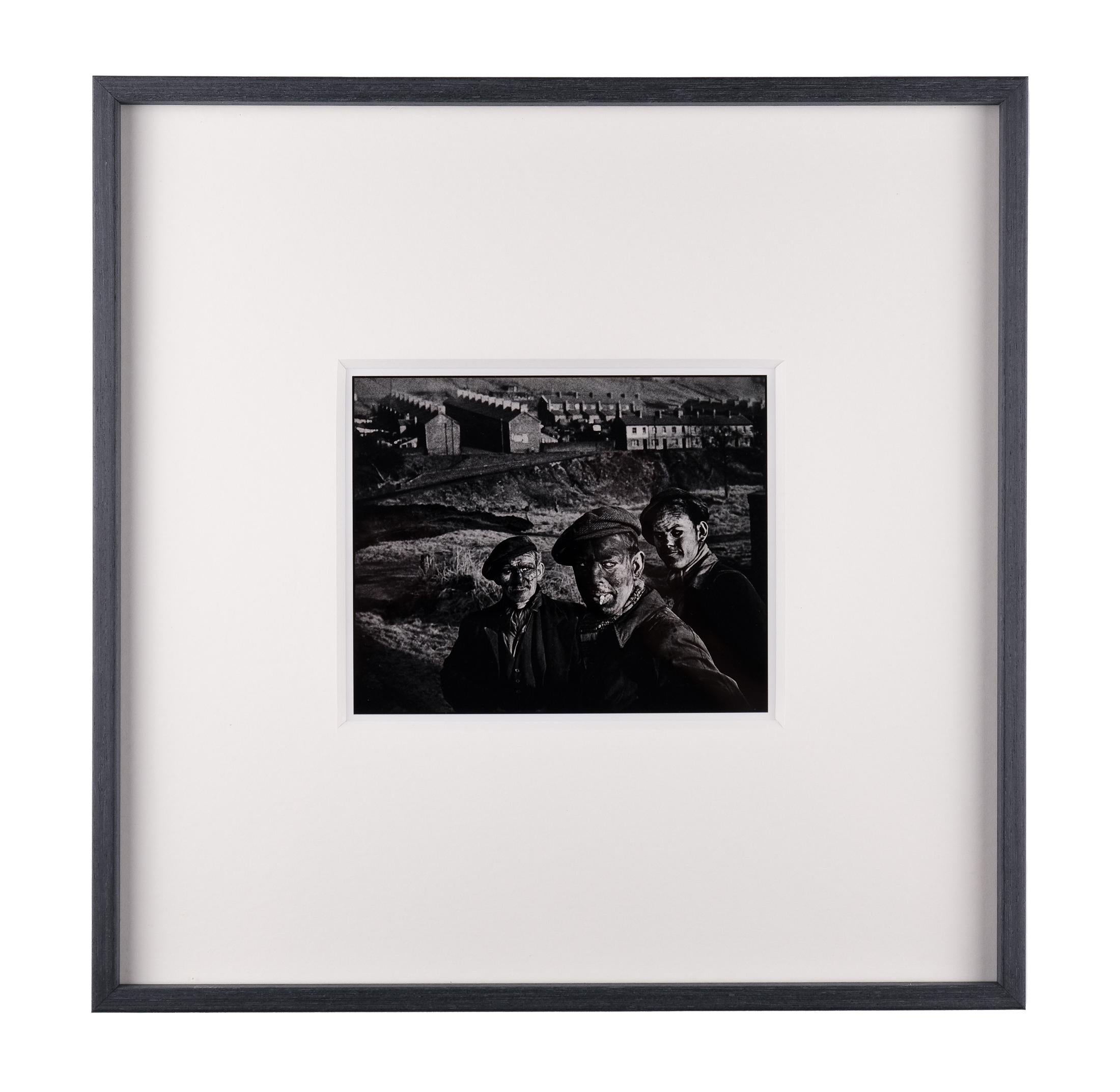 For sale an original Estate-Stamped museum-quality Magnum photographic print by renowned American photographer, W. Eugene Smith. 

Titled 'Welsh Miners. Wales, Great Britain. 1950', the print is a time-limited Open Edition, that was only available