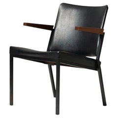 W. Gispen for Emmeinstaal Model REAAL 9122-1 Lounge Chair from 1960'S