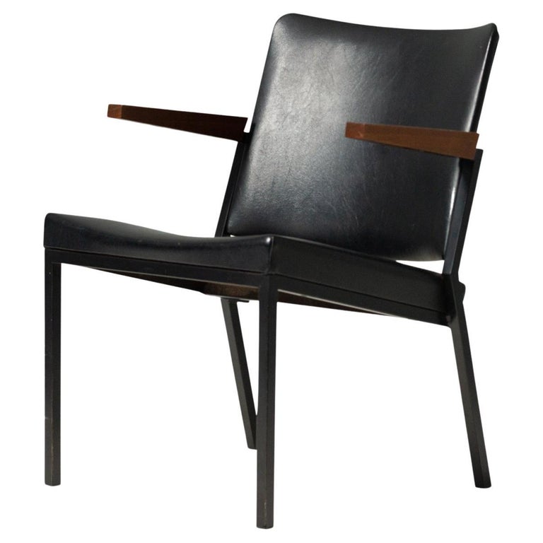 samen Shetland baseren W. Gispen for Emmeinstaal Model REAAL 9122-1 Lounge Chair from 1960'S For  Sale at 1stDibs