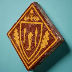W. Godwin English Encaustic Coat of Arms Tile