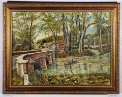W. Graham – Ölgemälde, WasserEnd, Hertfordshire, 20. Jahrhundert