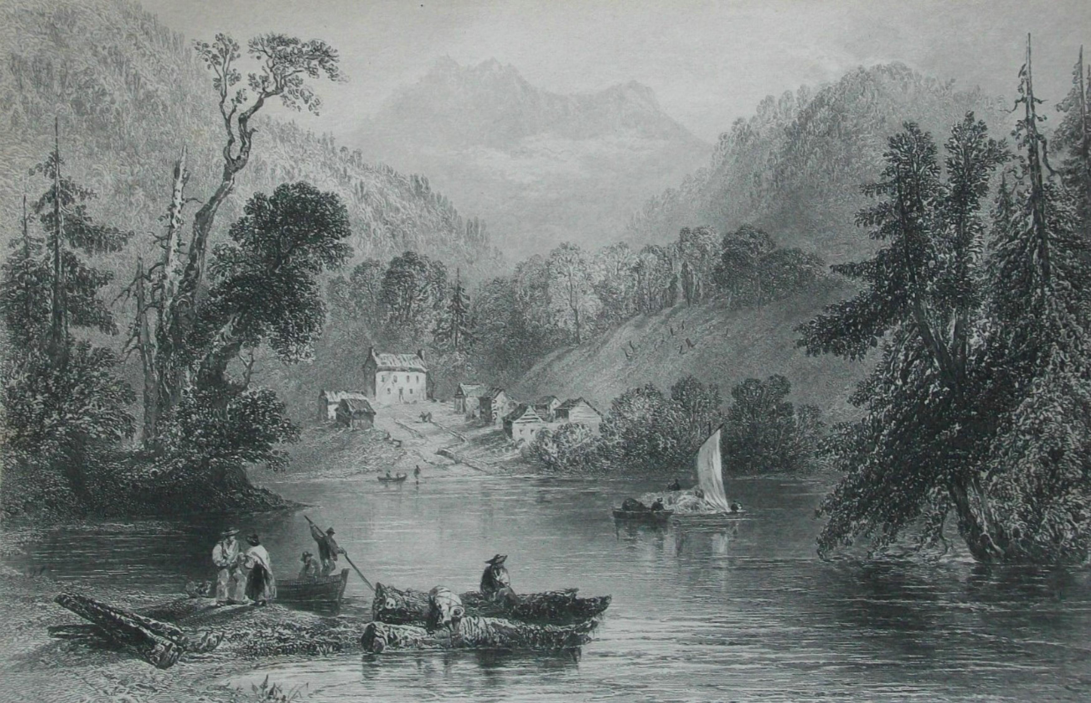 W.H. BARTLETT (Artist) - J. COUSEN (Engraved by) - 