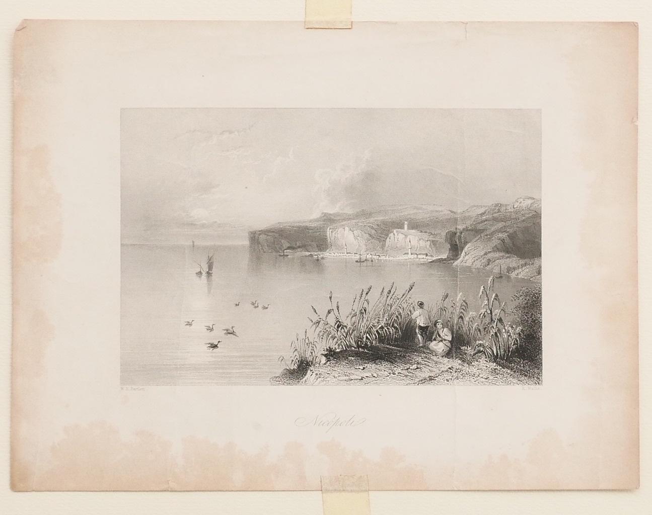 Nicopolis - Original Lithograph by W.H. Bartlett - Early 19th Century - Print by W. H. Bartlett