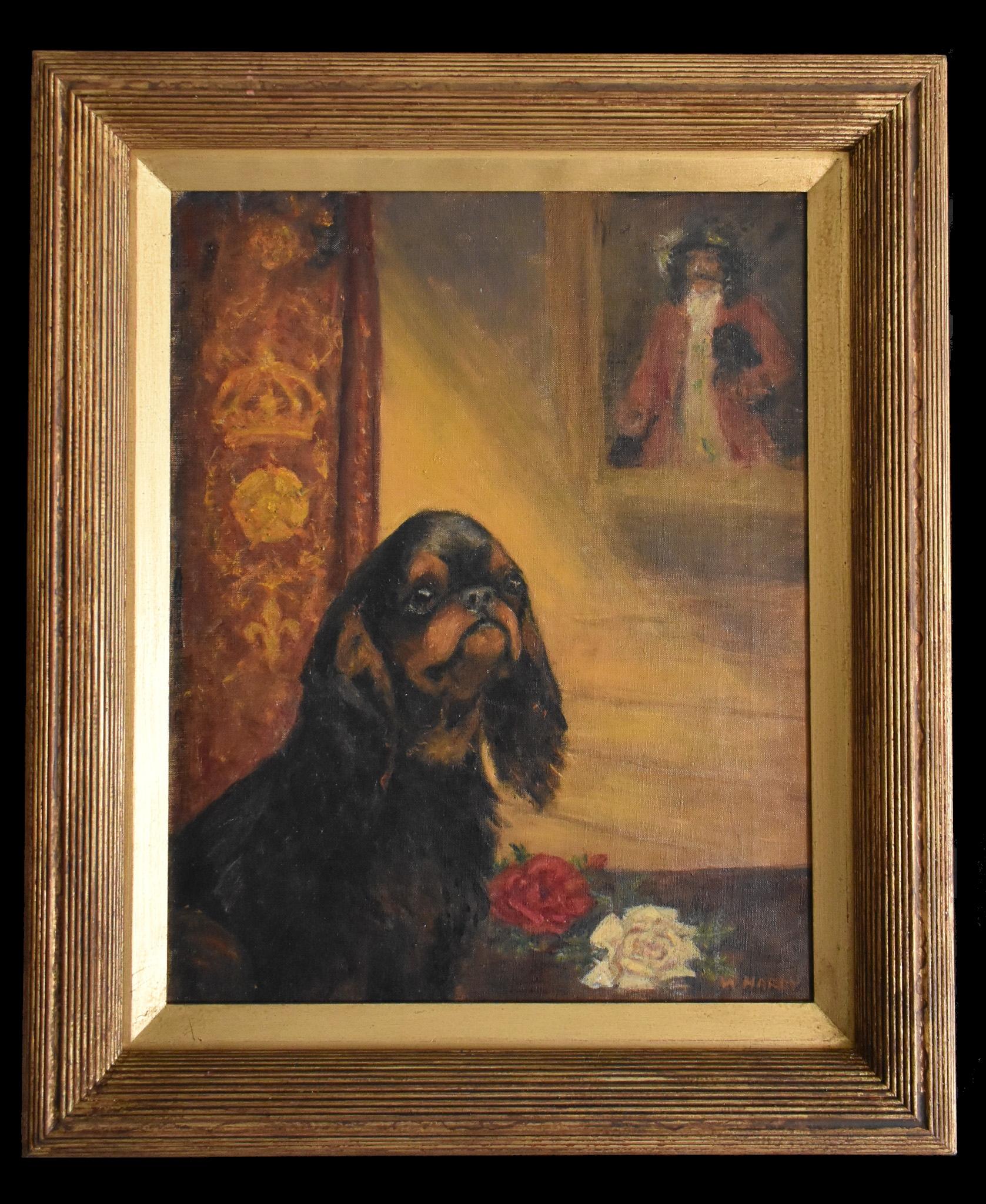 W. Hardy Animal Painting – Der überzeugte Royalist - ein Cavalier King Charles Spaniel